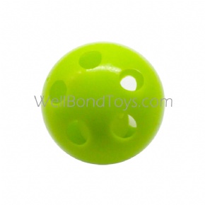 Safety jingle bell noise plastic rattle ball