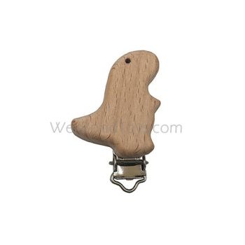 Natural Beech Wood Baby Teething Clip