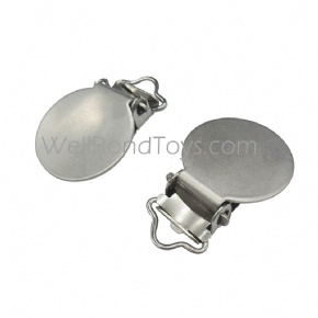 Metal baby pacifier holder