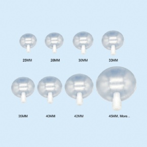 Transparent Plastic Round Toy Squeaker Insert