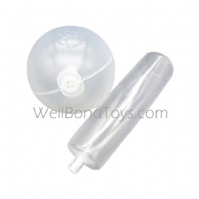 24x76mm Transparent plastic squeakers